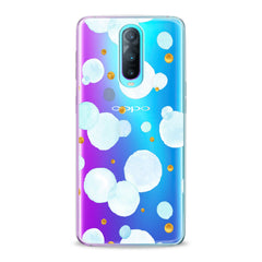 Lex Altern TPU Silicone Oppo Case Blue Bubbles