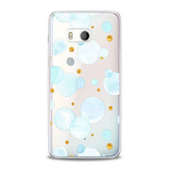 Lex Altern TPU Silicone HTC Case Blue Bubbles