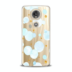 Lex Altern TPU Silicone Motorola Case Blue Bubbles