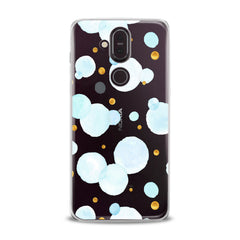 Lex Altern TPU Silicone Nokia Case Blue Bubbles