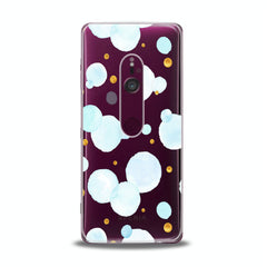 Lex Altern TPU Silicone Sony Xperia Case Blue Bubbles