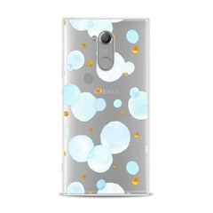 Lex Altern TPU Silicone Sony Xperia Case Blue Bubbles