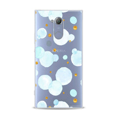 Lex Altern TPU Silicone Sony Xperia Case Blue Bubbles