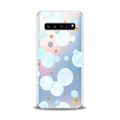 Lex Altern TPU Silicone Samsung Galaxy Case Blue Bubbles