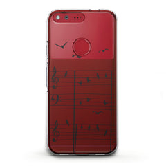 Lex Altern TPU Silicone Google Pixel Case Melodic Pattern