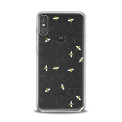 Lex Altern TPU Silicone Motorola Case Small Bee Pattern