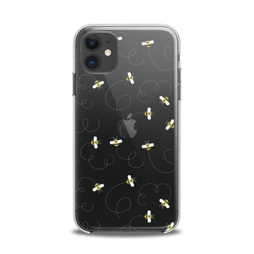 Lex Altern TPU Silicone iPhone Case Small Bee Pattern