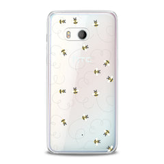 Lex Altern TPU Silicone HTC Case Small Bee Pattern