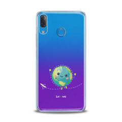 Lex Altern TPU Silicone Lenovo Case Cute Blue Earth