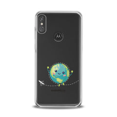 Lex Altern TPU Silicone Motorola Case Cute Blue Earth