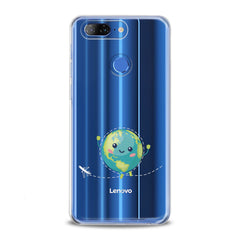 Lex Altern TPU Silicone Lenovo Case Cute Blue Earth