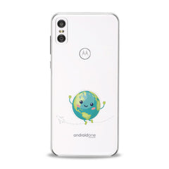 Lex Altern TPU Silicone Motorola Case Cute Blue Earth