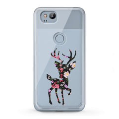 Lex Altern TPU Silicone Google Pixel Case Kawaii Floral Deer