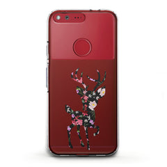 Lex Altern TPU Silicone Google Pixel Case Kawaii Floral Deer