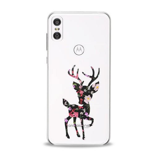 Lex Altern Kawaii Floral Deer Motorola Case