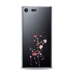 Lex Altern TPU Silicone Sony Xperia Case Kawaii Floral Deer