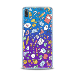 Lex Altern TPU Silicone Lenovo Case Bright Funny Stickers