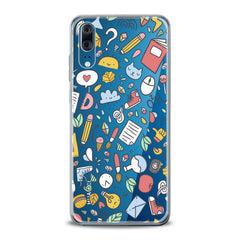 Lex Altern TPU Silicone Huawei Honor Case Bright Funny Stickers