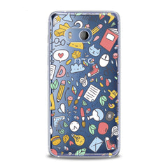 Lex Altern Bright Funny Stickers HTC Case