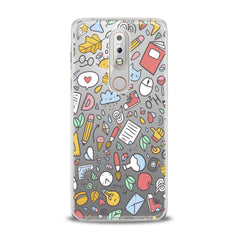 Lex Altern TPU Silicone Nokia Case Bright Funny Stickers