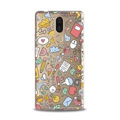 Lex Altern TPU Silicone Lenovo Case Bright Funny Stickers