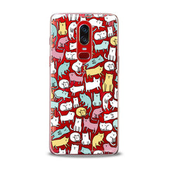 Lex Altern TPU Silicone OnePlus Case Bright Colored Cats