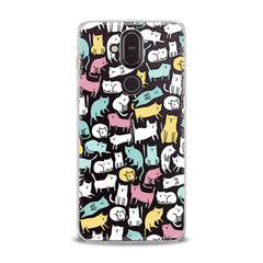 Lex Altern TPU Silicone Nokia Case Bright Colored Cats