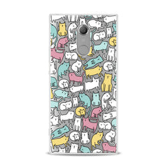 Lex Altern TPU Silicone Sony Xperia Case Bright Colored Cats