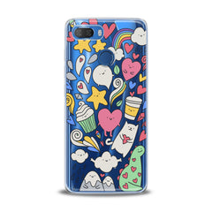 Lex Altern TPU Silicone Lenovo Case Lovely Stickers Art