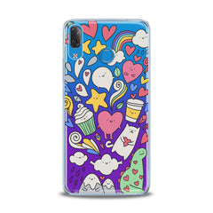 Lex Altern TPU Silicone Lenovo Case Lovely Stickers Art