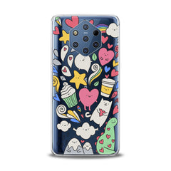 Lex Altern Lovely Stickers Art Nokia Case