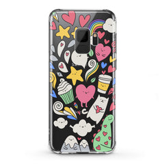 Lex Altern TPU Silicone Samsung Galaxy Case Lovely Stickers Art