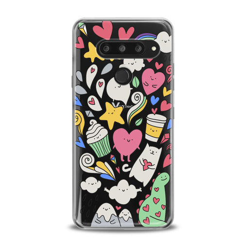 Lex Altern Lovely Stickers Art LG Case