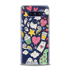 Lex Altern TPU Silicone LG Case Lovely Stickers Art