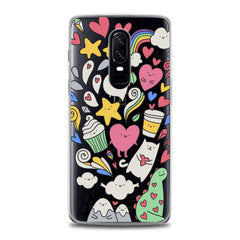 Lex Altern Lovely Stickers Art OnePlus Case