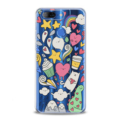 Lex Altern TPU Silicone Lenovo Case Lovely Stickers Art