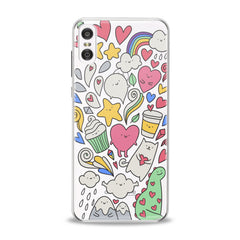 Lex Altern TPU Silicone Motorola Case Lovely Stickers Art