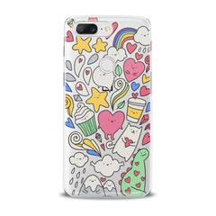 Lex Altern TPU Silicone OnePlus Case Lovely Stickers Art