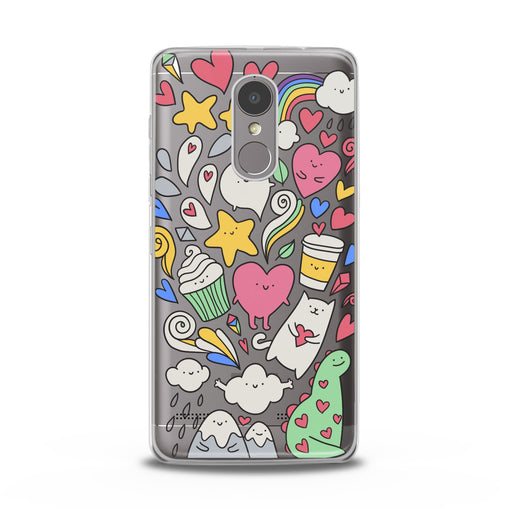 Lex Altern Lovely Stickers Art Lenovo Case