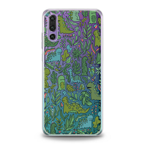 Lex Altern Green Kawaii Dragons Huawei Honor Case