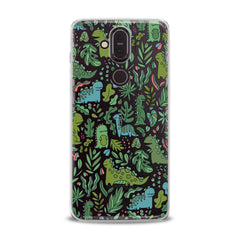 Lex Altern TPU Silicone Nokia Case Green Kawaii Dragons