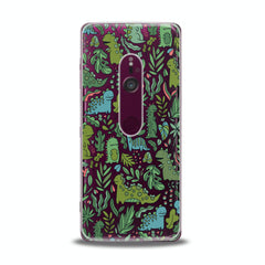 Lex Altern TPU Silicone Sony Xperia Case Green Kawaii Dragons