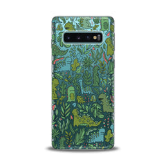 Lex Altern TPU Silicone Samsung Galaxy Case Green Kawaii Dragons