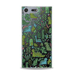 Lex Altern TPU Silicone Sony Xperia Case Green Kawaii Dragons