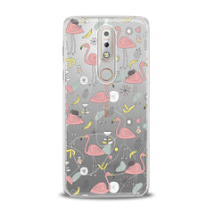 Lex Altern TPU Silicone Nokia Case Cute Pink Flamingo