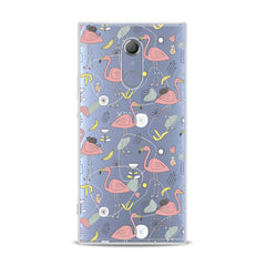 Lex Altern TPU Silicone Sony Xperia Case Cute Pink Flamingo