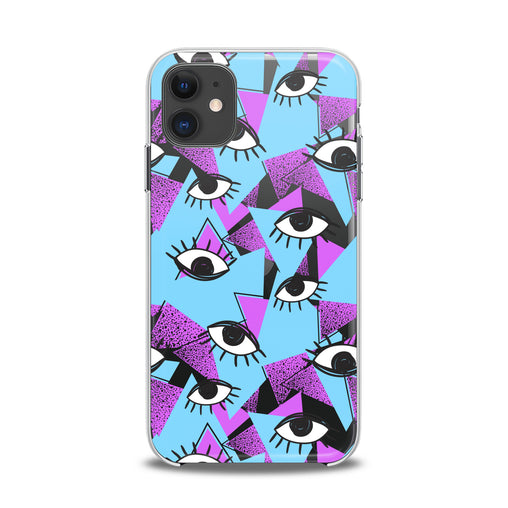 Lex Altern TPU Silicone iPhone Case Black Eyes Pattern