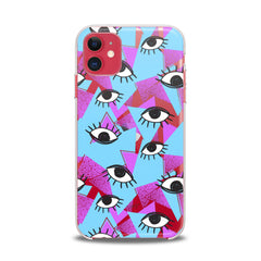 Lex Altern TPU Silicone iPhone Case Black Eyes Pattern