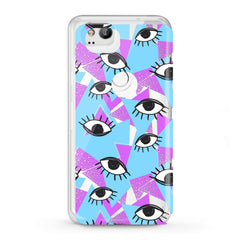 Lex Altern TPU Silicone Google Pixel Case Black Eyes Pattern