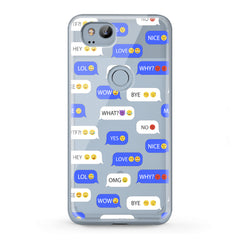 Lex Altern TPU Silicone Google Pixel Case Message Pattern